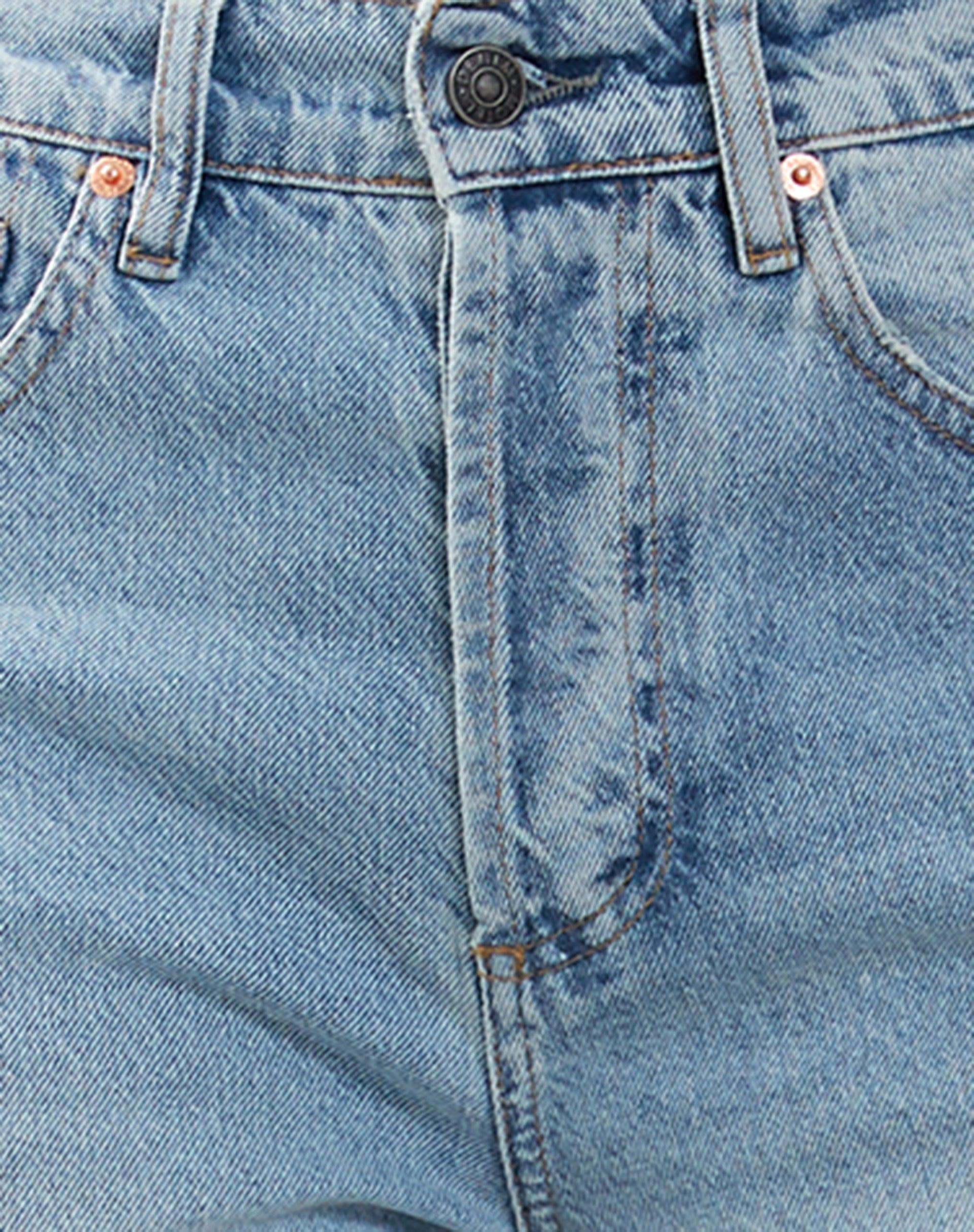 Mid Rise Straight Leg Jeans in Bleach Denim Product Image