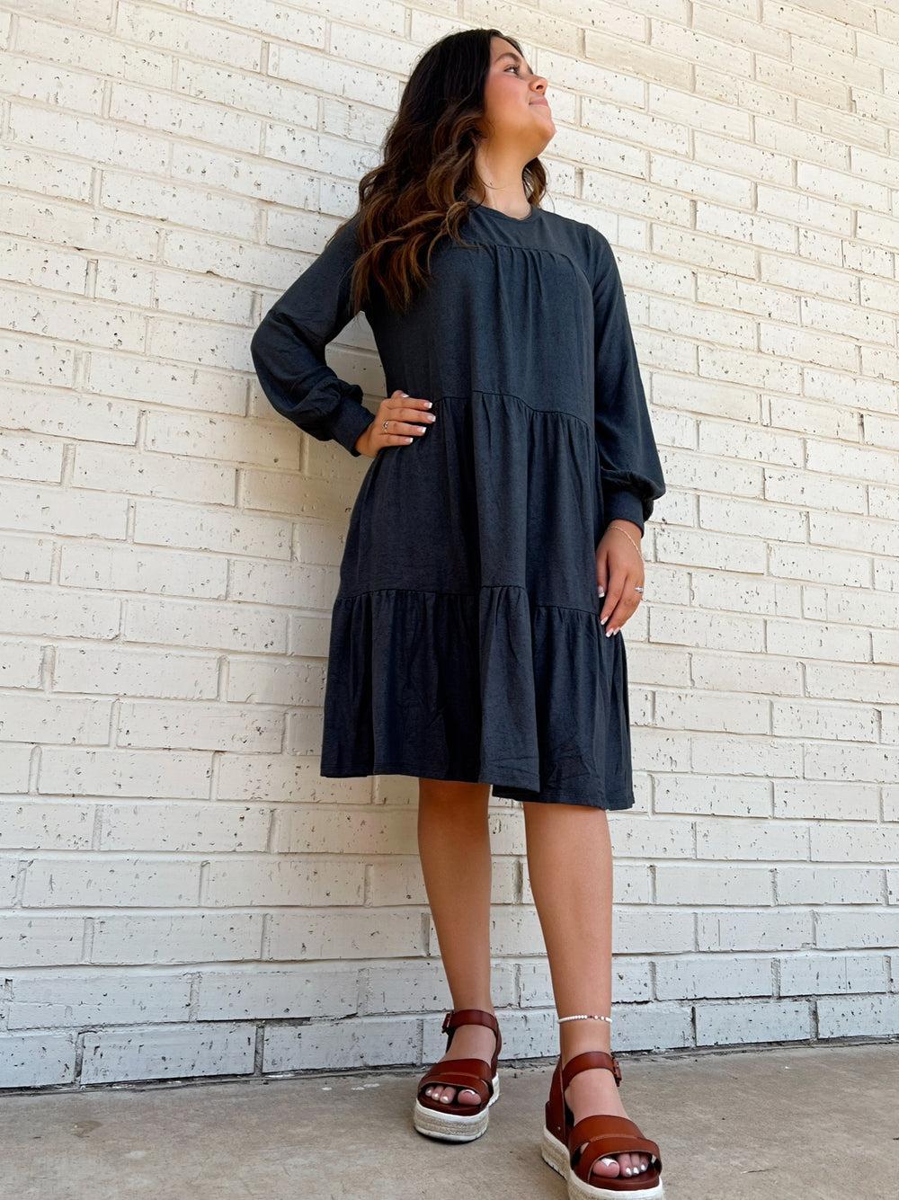 Still Be Here Layered Dress - 4 Colors Product Image