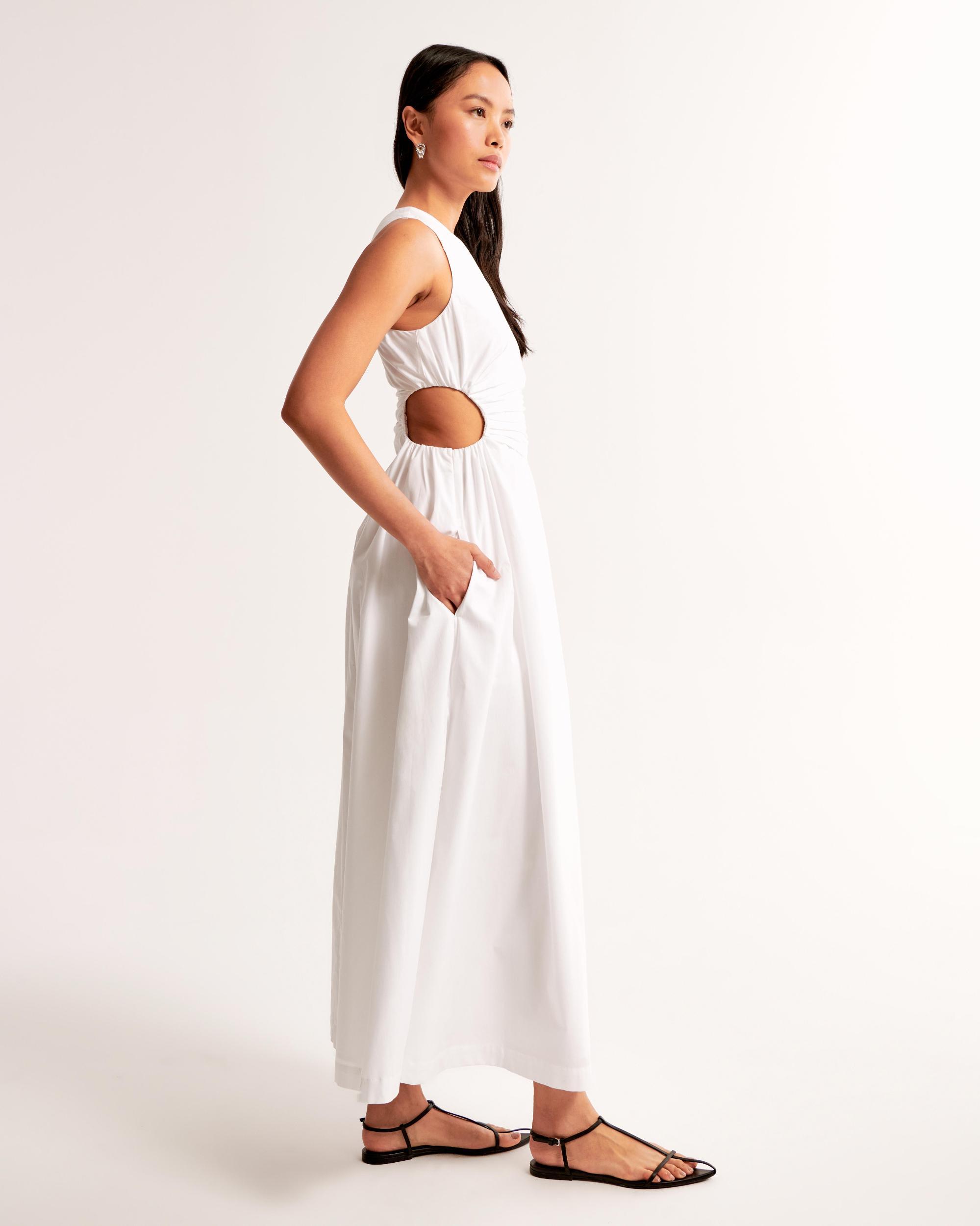 One-Shoulder Cutout Maxi Dress Product Image