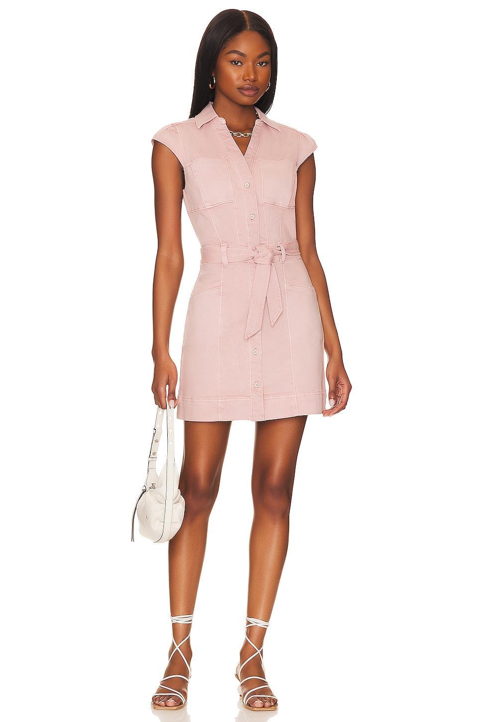 Paige Jaxsyn Belted Utility Mini Dress Product Image