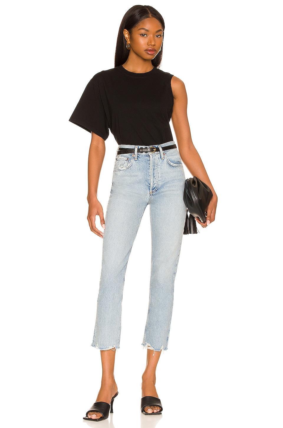 Riley High Rise Straight Crop AGOLDE Product Image