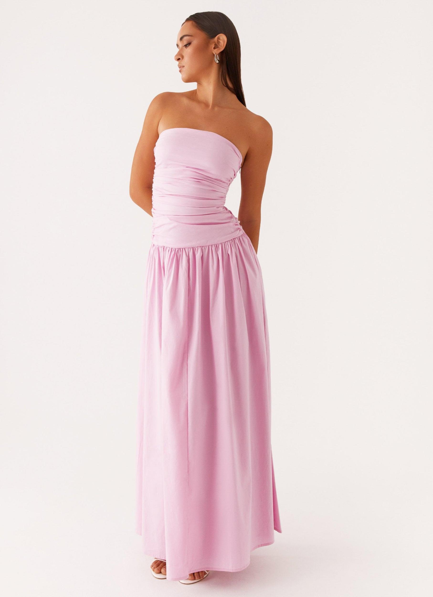 Carmel Maxi Dress - Pink Girls Product Image