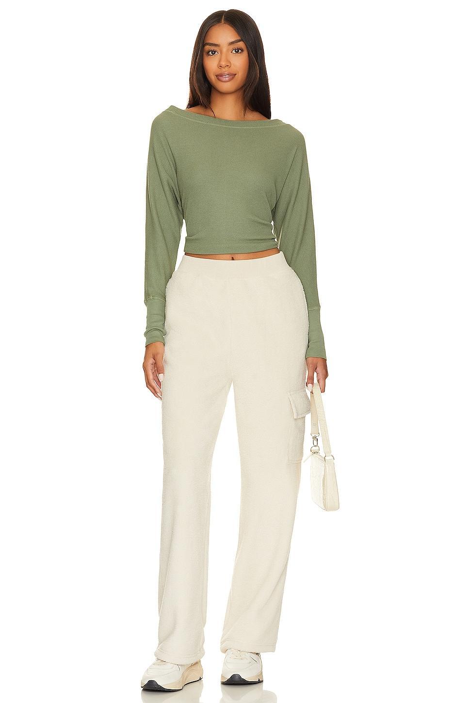 Boat Neck Long Sleeve Top Bobi Product Image