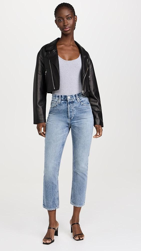 L'AGENCE Nica Scoop Neck Tank Bodysuit | Shopbop Product Image
