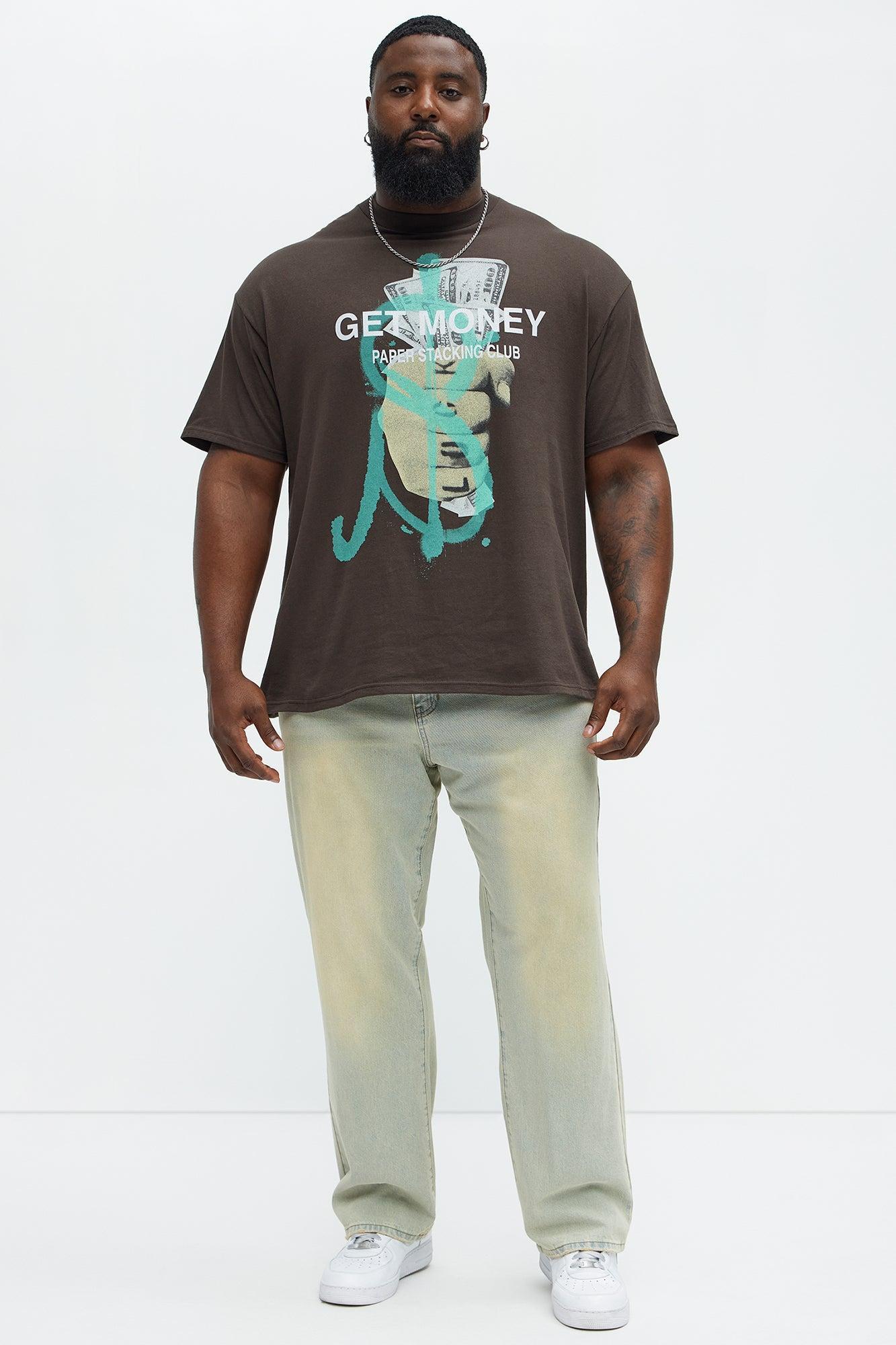 Get Money Club Short Sleeve Tee - Brown Product Image