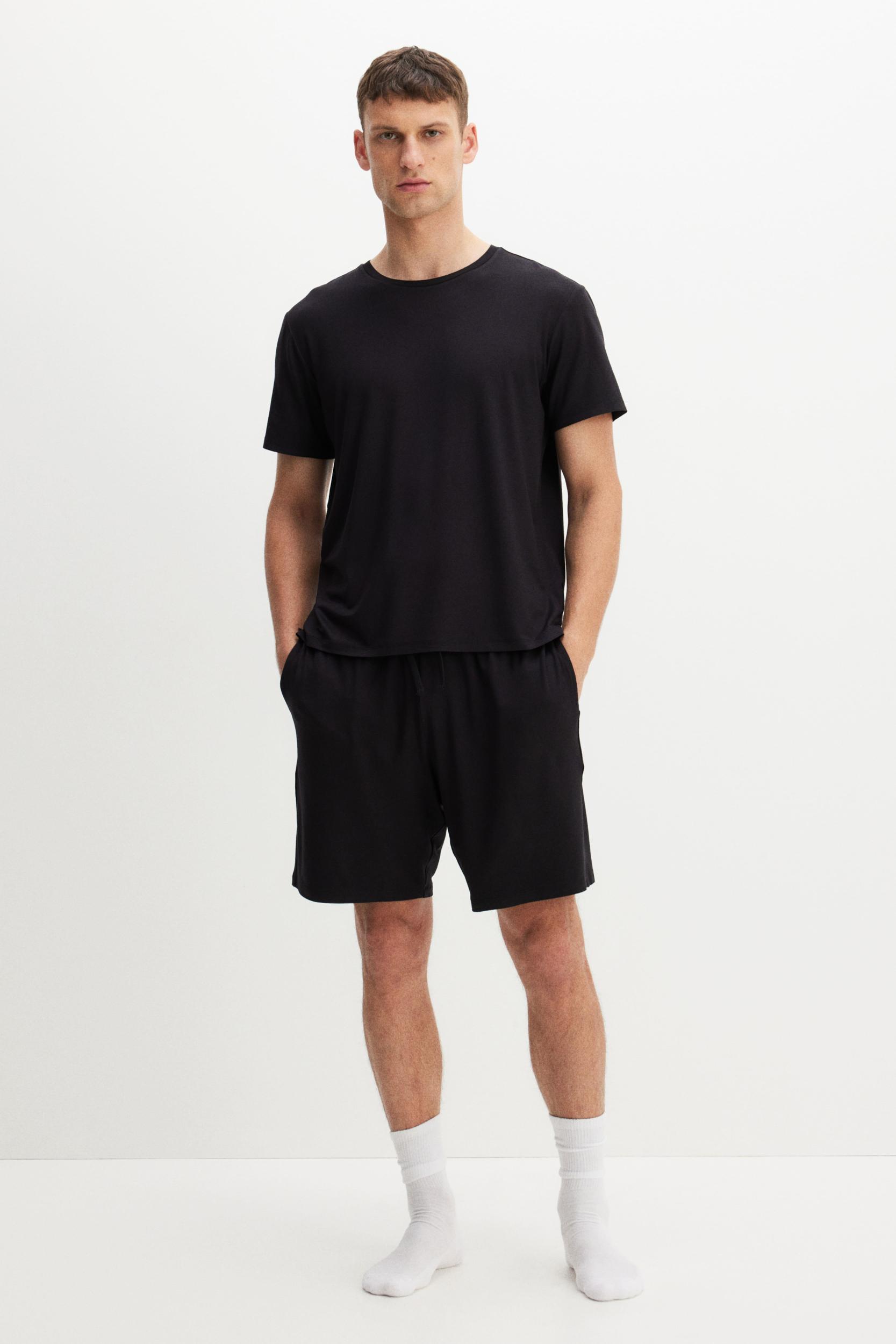 Jersey Pajama T-Shirt and Shorts Product Image