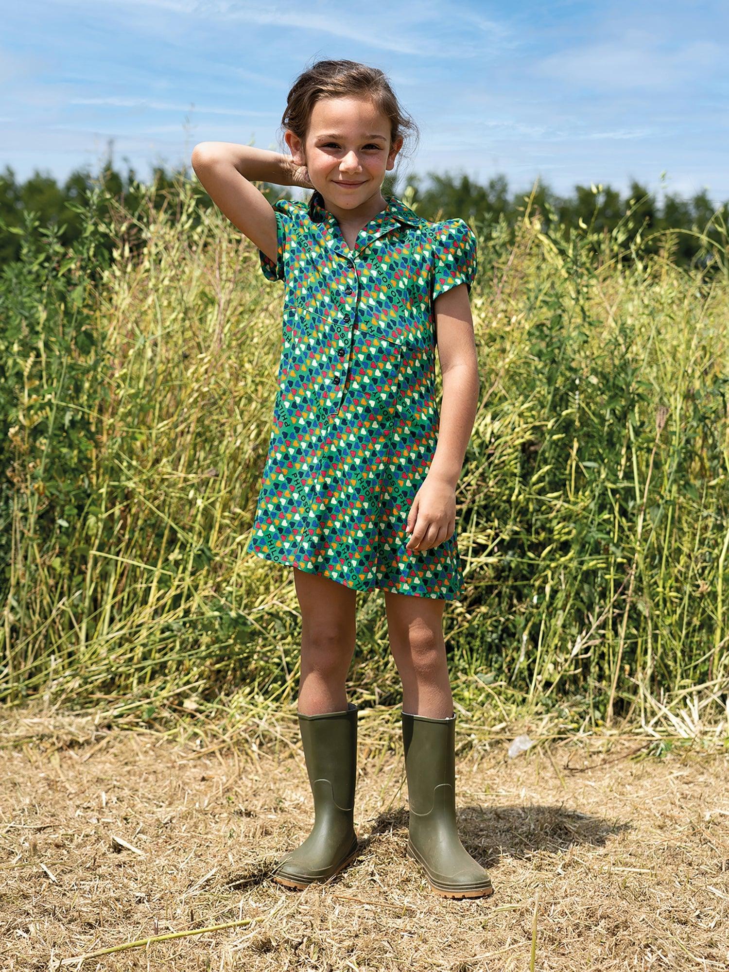 Philosophy Logo Print Short Sleeve Dress Product Image