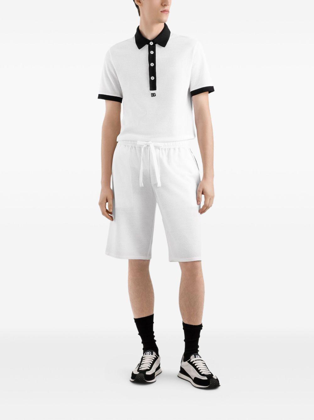 contrast-trim track shorts Product Image