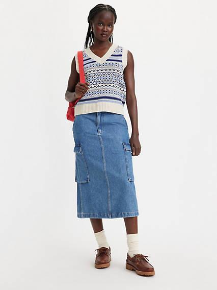 Cargo Midi Skirt Product Image