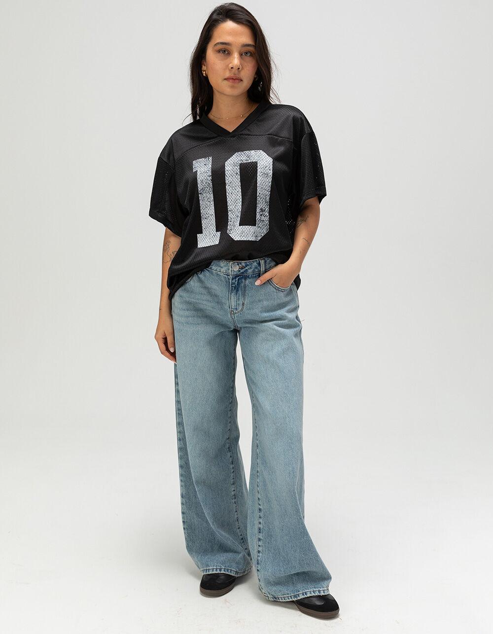 RSQ Womens High Rise Baggy Jeans - MEDIUM WASH Product Image