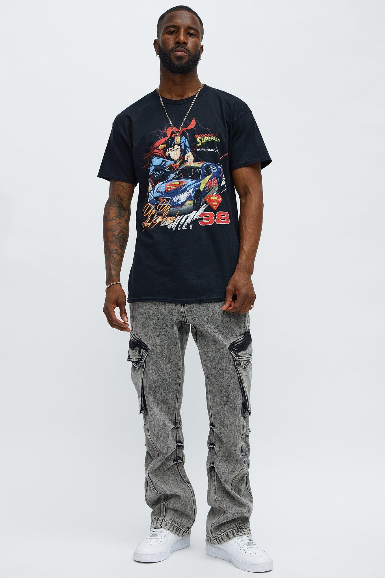 Superman Racing Team Short Sleeve Tee - Black Product Image