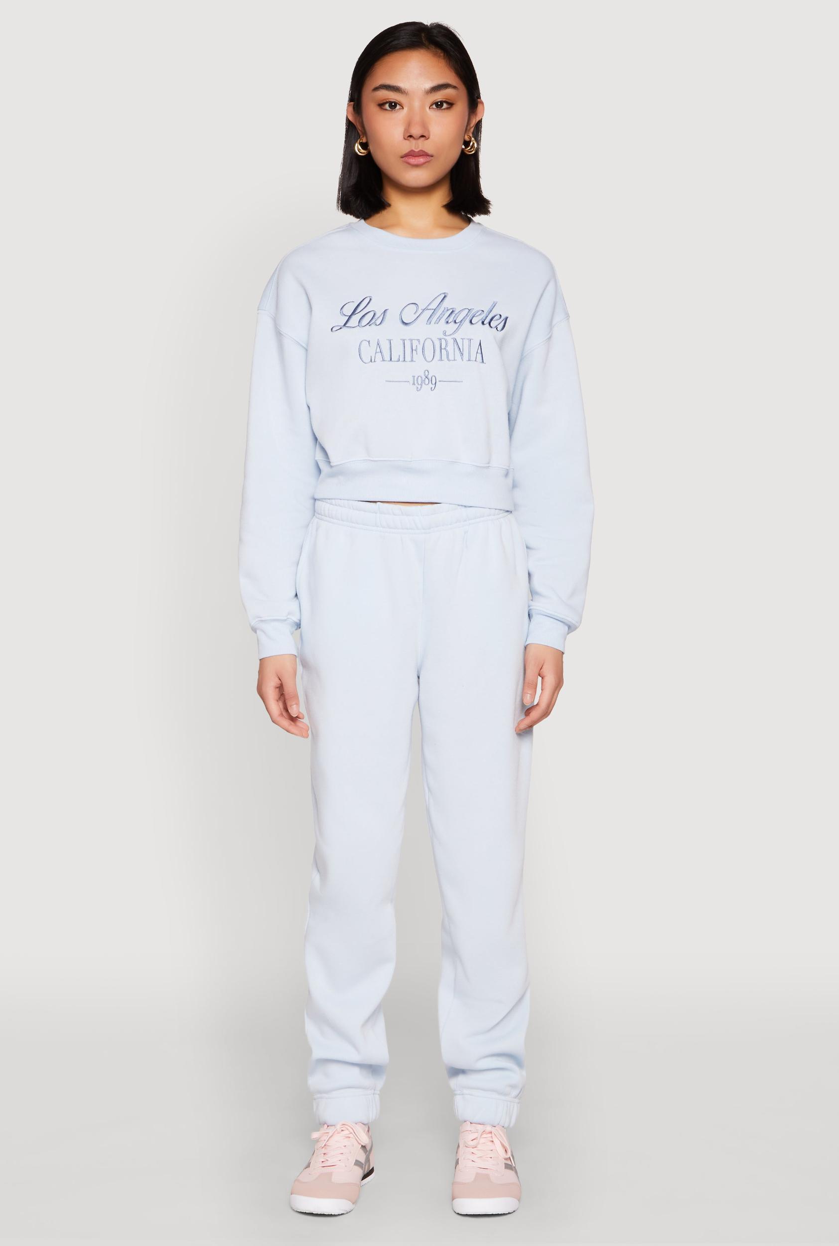 Womens Fold Over Waistband Joggers Product Image
