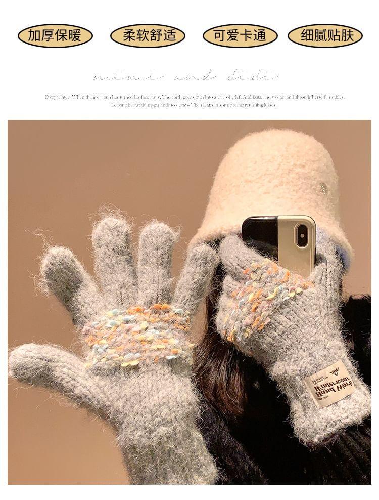 Chunky Knit Gloves Product Image