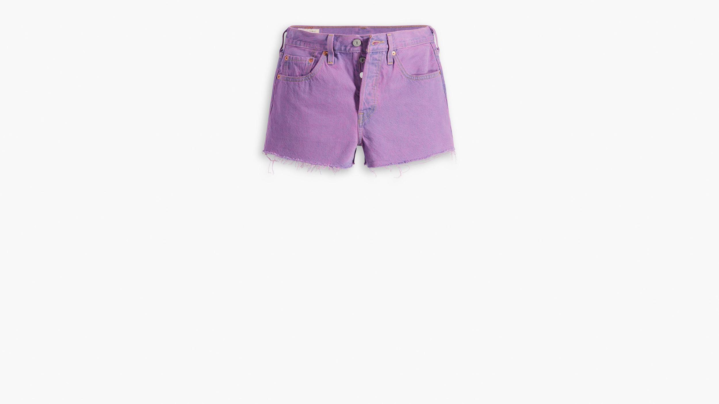 501® High Rise Women's Colored Denim Shorts Product Image