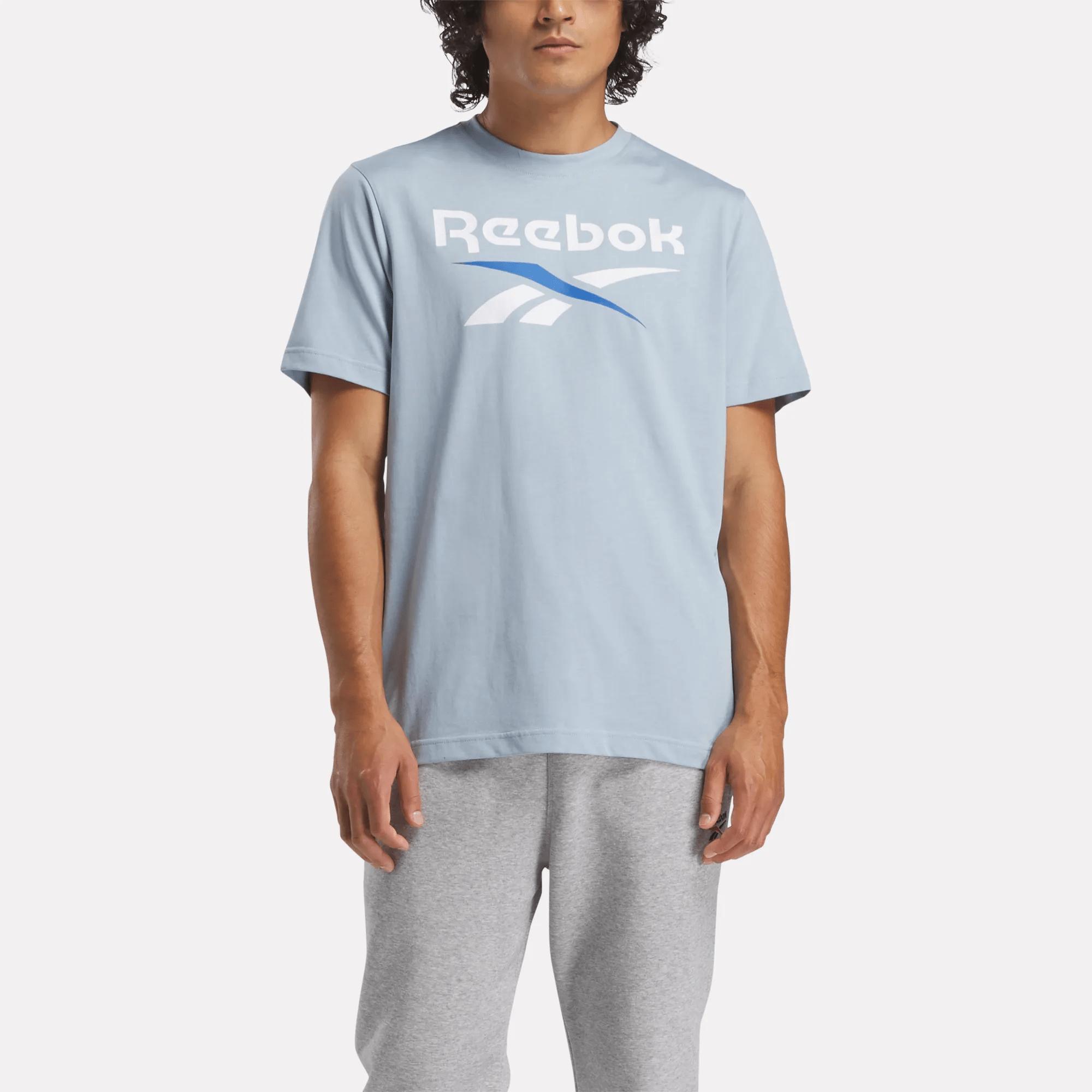 Men's Reebok Identity Big Stacked Logo T-Shirt Product Image