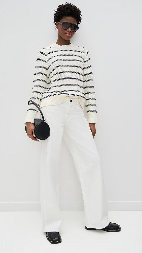 Madewell Stripe Clean Cotton Kyla Pullover | Shopbop Product Image