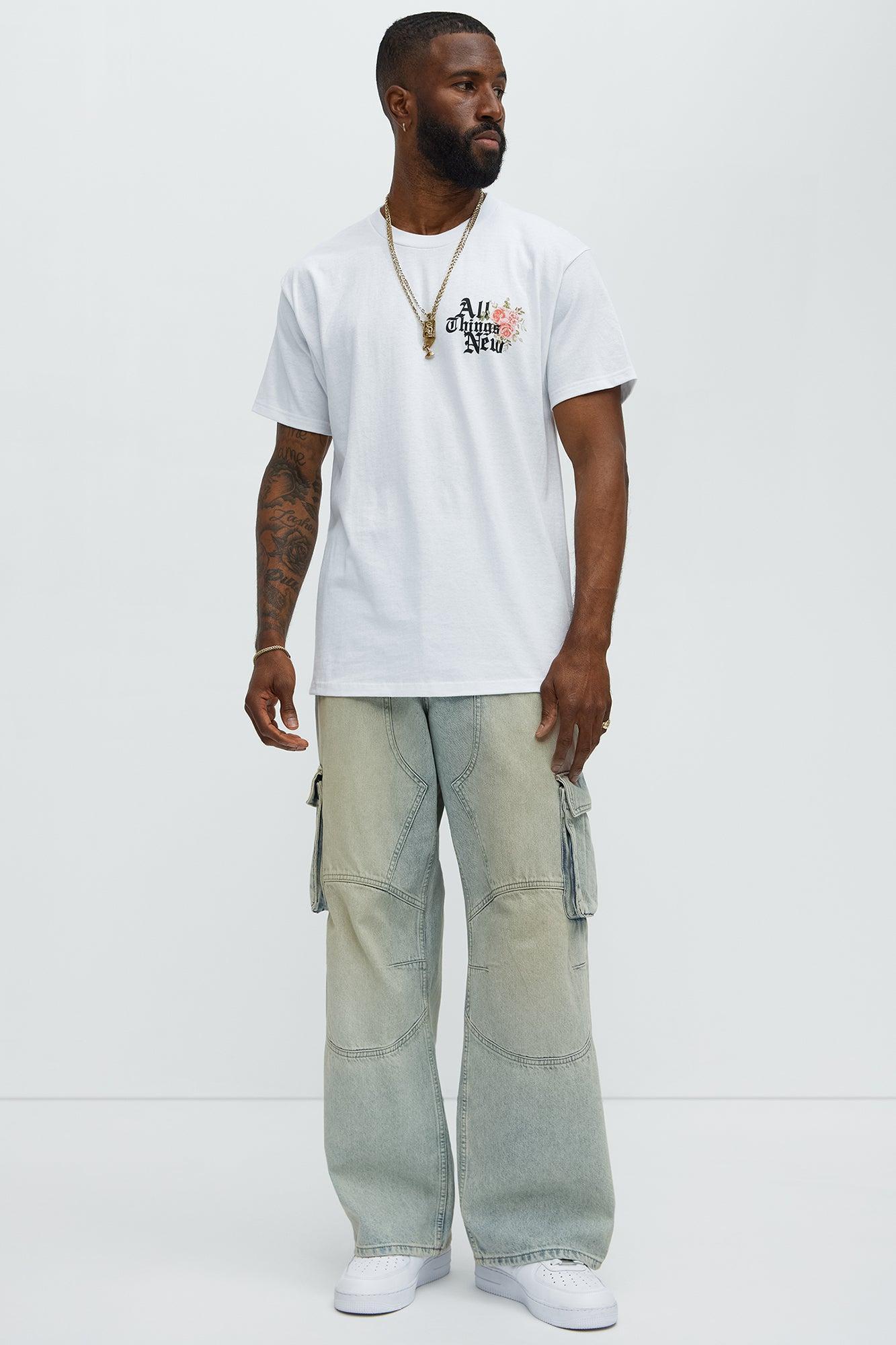 All Things New Short Sleeve Tee - White Product Image