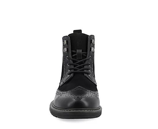 VANCE Virgil Men's Tru Comfort Foam Lace-up Ankle Boots, Size: 9, Brown Product Image