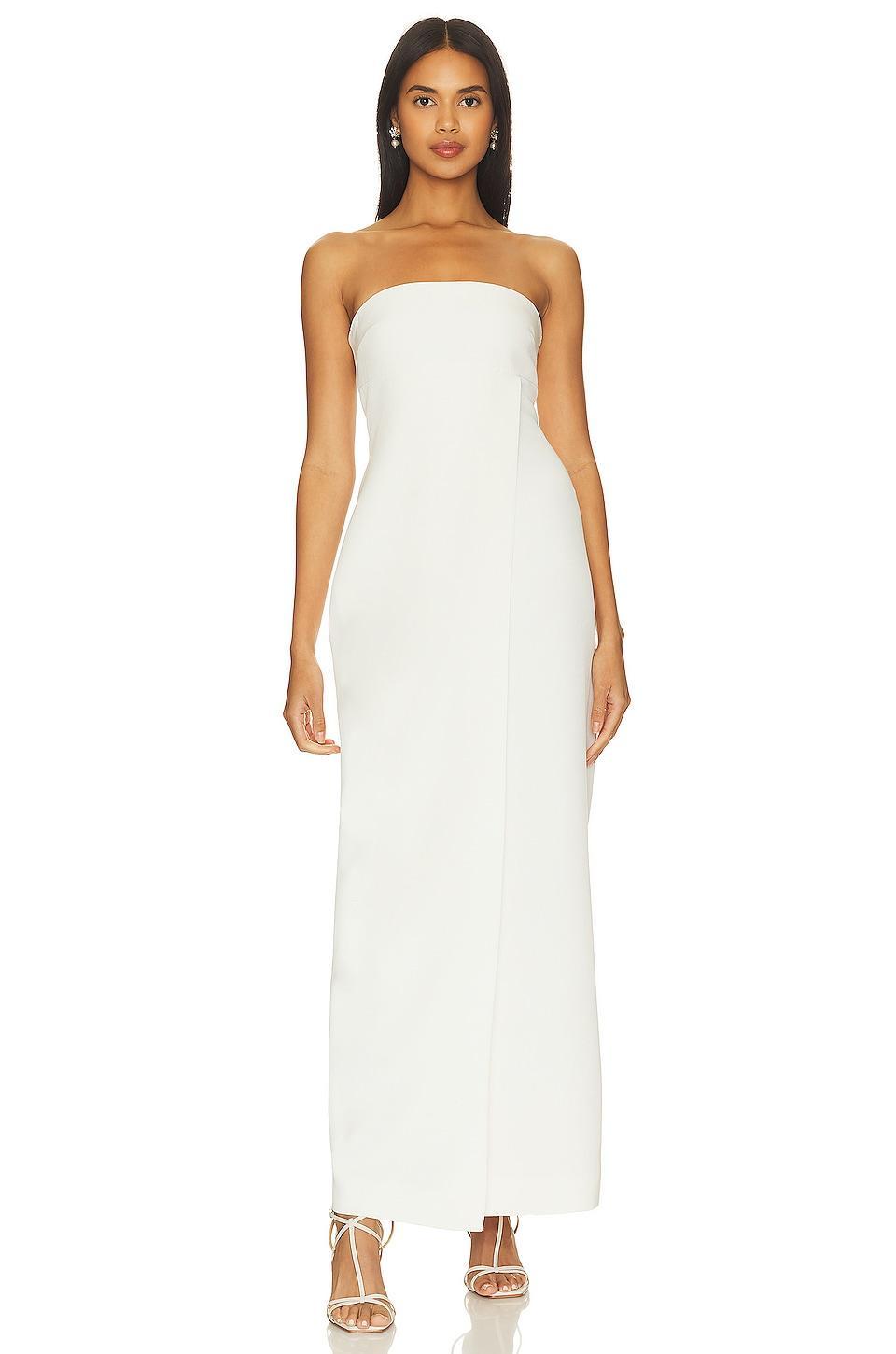 Puff Sleeve Column Maxi Dress Shona Joy Product Image
