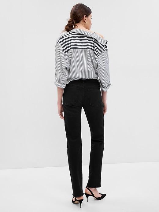 Mid Rise Girlfriend Jeans Product Image
