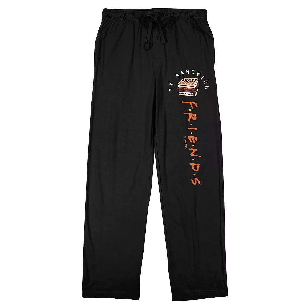Men's Friends TV Moist Maker Pajama Pants, Size: Small, Black Product Image