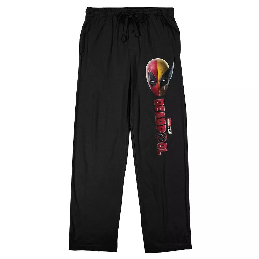 Men's Marvel Deadpool 3 Character Pajama Pants, Size: Small, Black Product Image