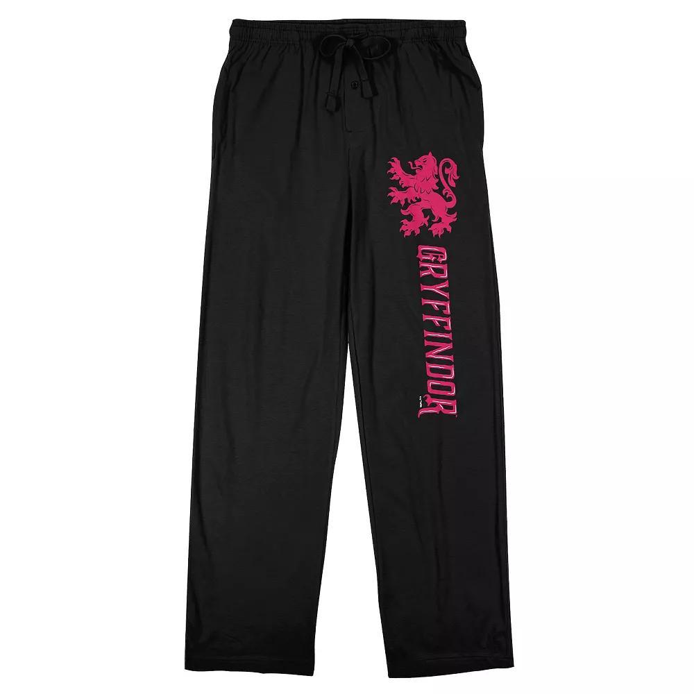 Men's Harry Potter Gryffindor Sleep Pants, Size: Small, Black Product Image