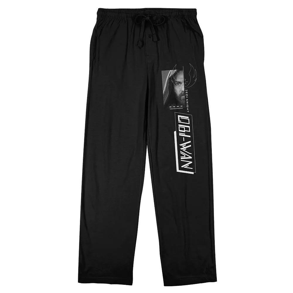 Men's Star Wars Obi-Wan Pajama Pants, Size: XL, Black Product Image