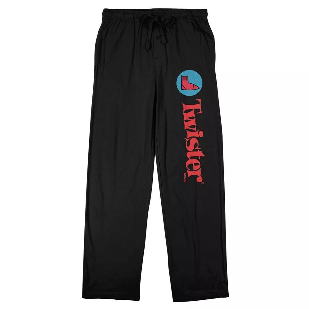 Men's Twister Pink Shape Sleep Pants, Size: XL, Black Product Image