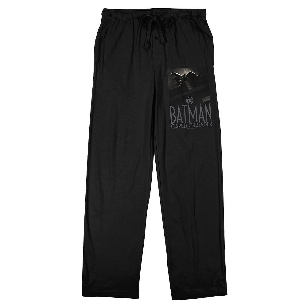 Men's Original & Unrestored Caped Crusader Pajama Pants, Size: Large, Black Product Image
