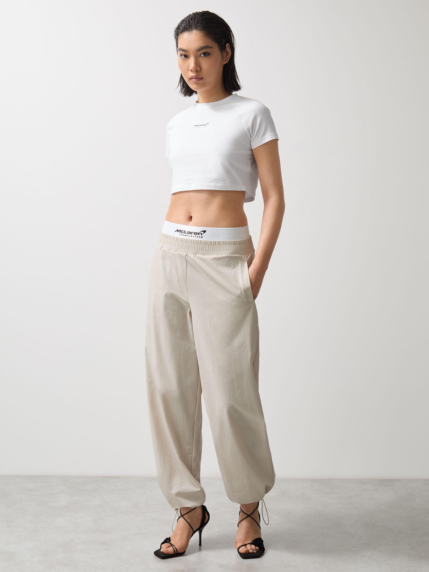 McLaren F1 Team Boxer-Waist Trousers in Stone Product Image