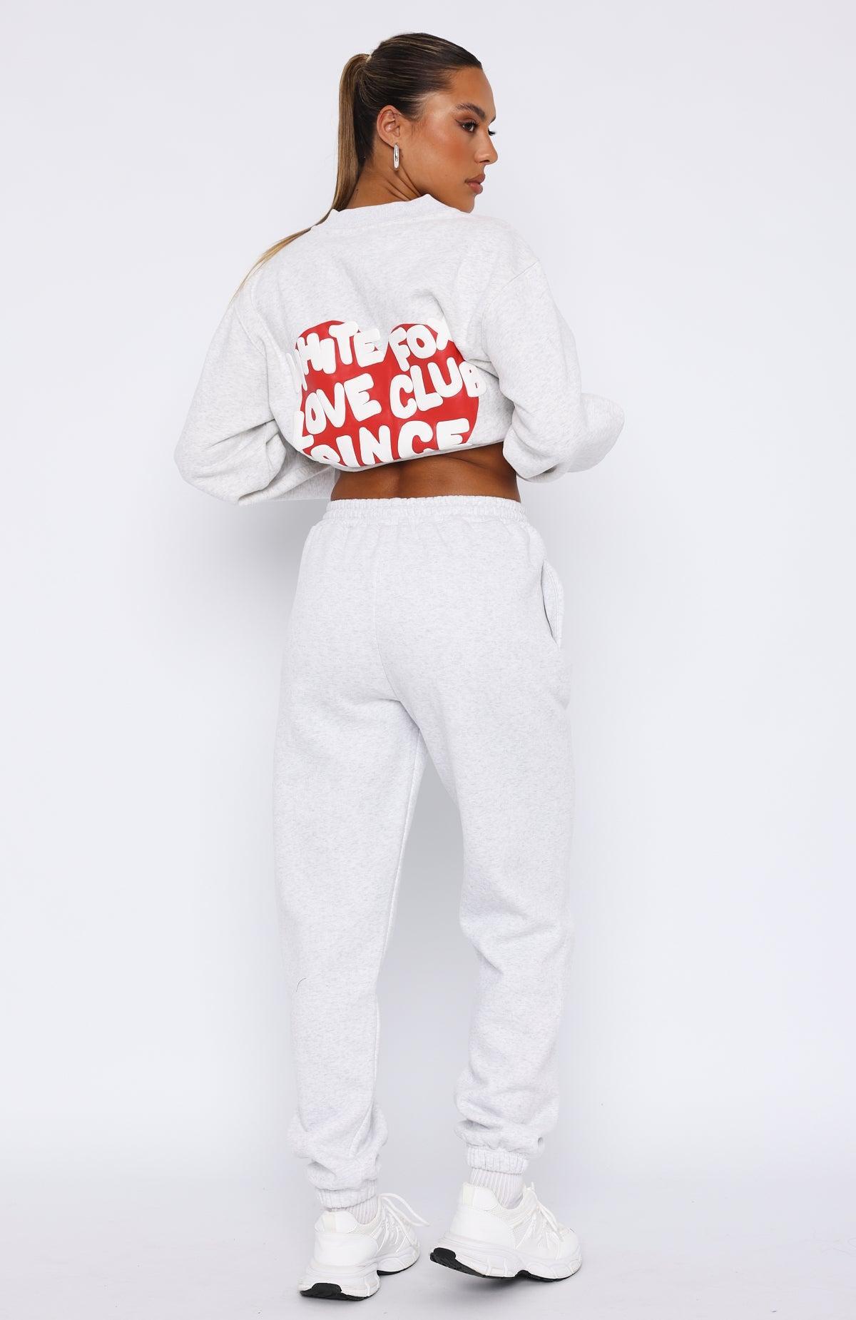 Love Club Sweatpants Grey Marle Product Image
