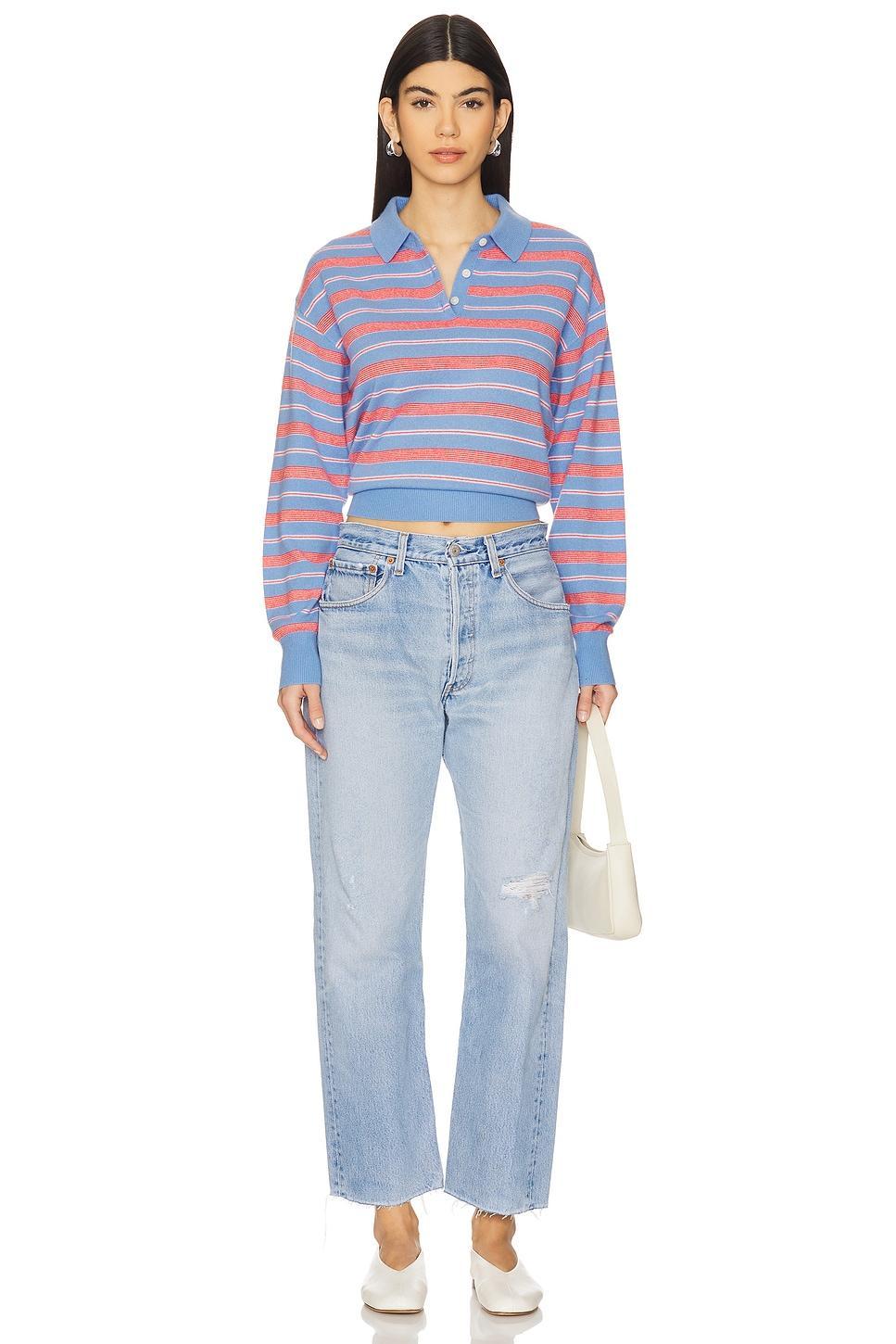 Relaxed Undone Hem Jeans aligrace Product Image