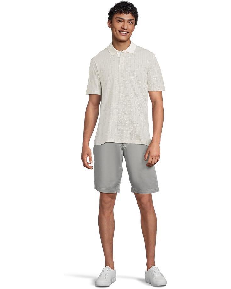 Men's Armani Exchange Micro Allover Printed Pique Polo Product Image