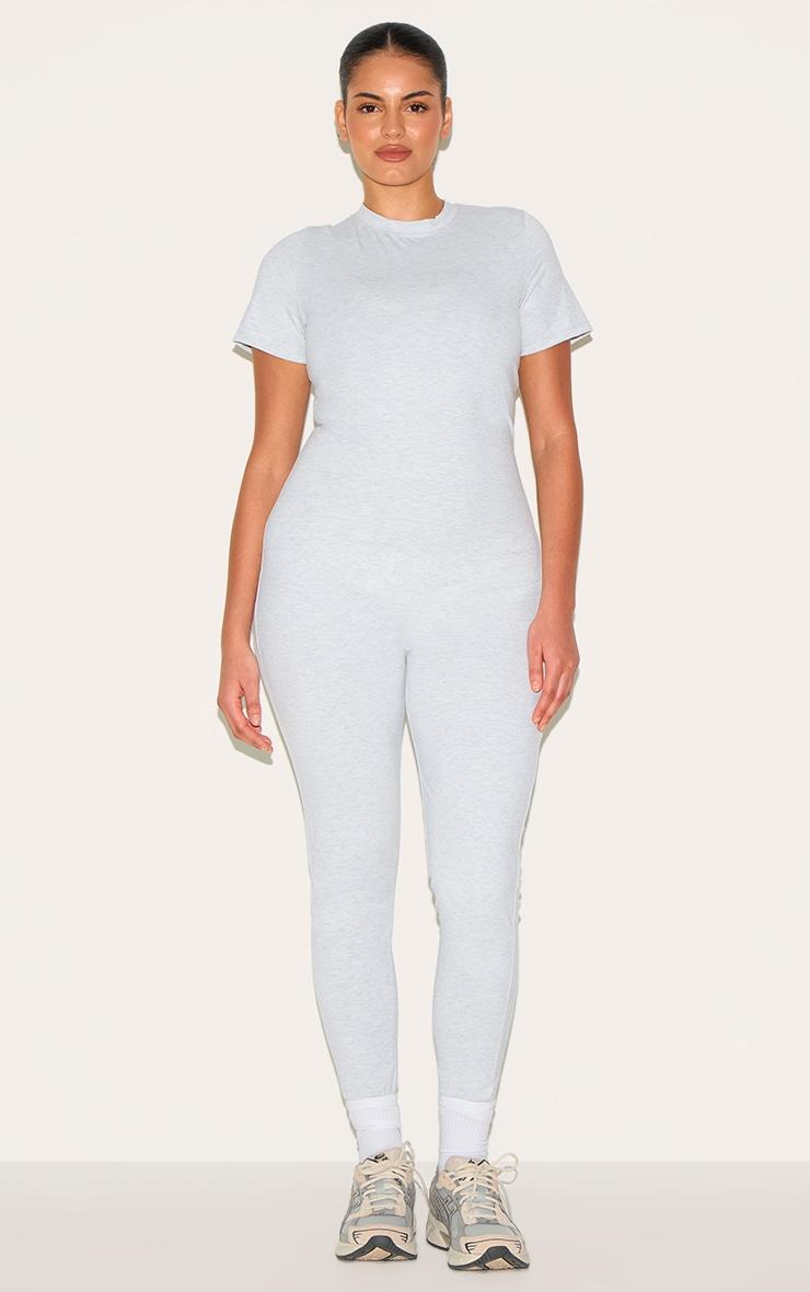 Ash Grey Ultimate Sculpt Short Sleeved Unitard Product Image
