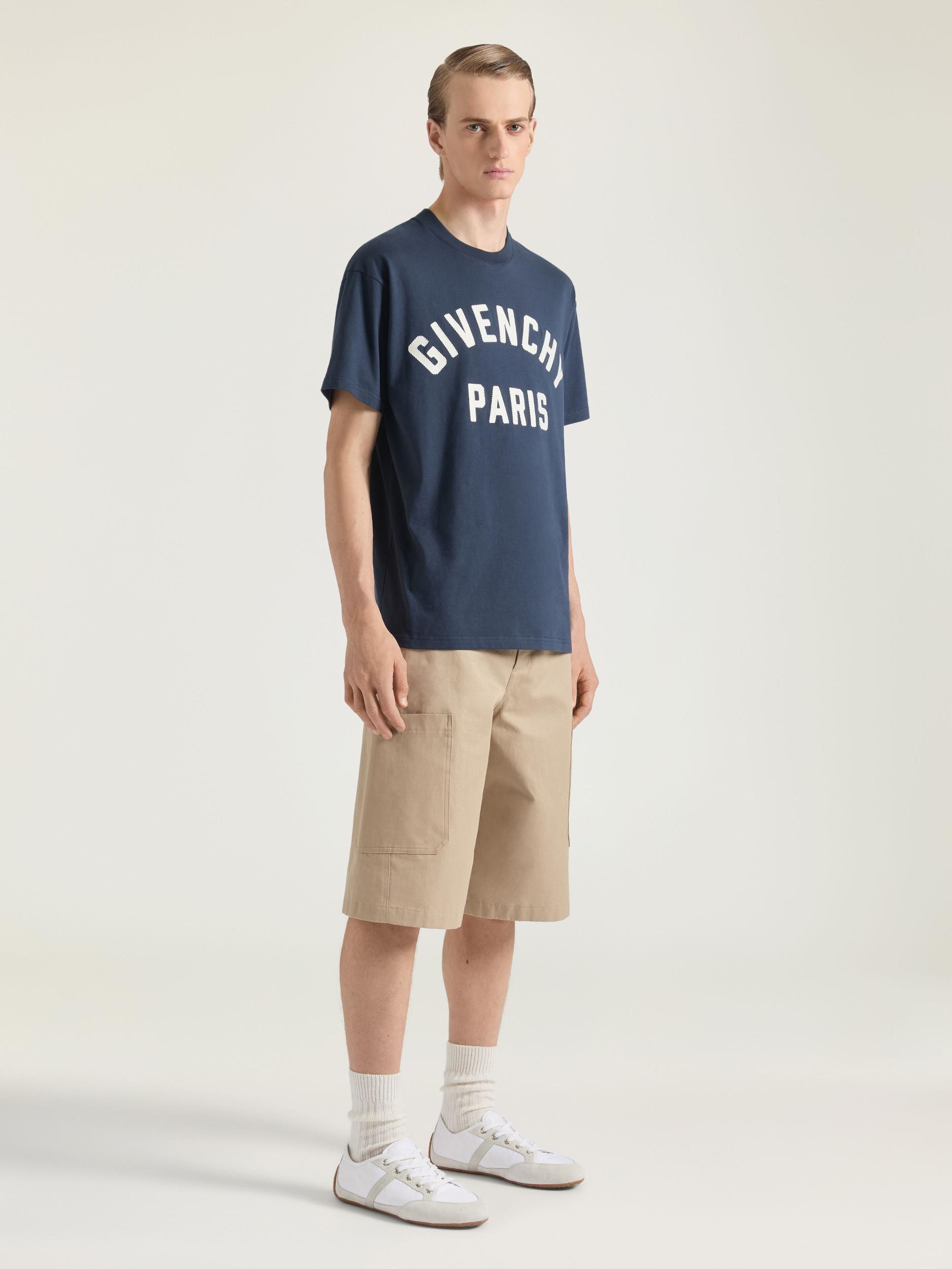 T-shirt in cotton with GIVENCHY Paris embroidery Product Image