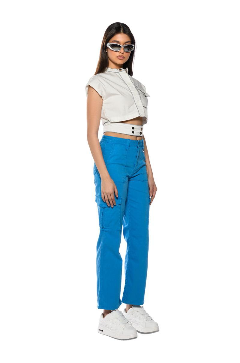 JUST LIKE THAT STRAIGHT FIT CARGO PANT Product Image