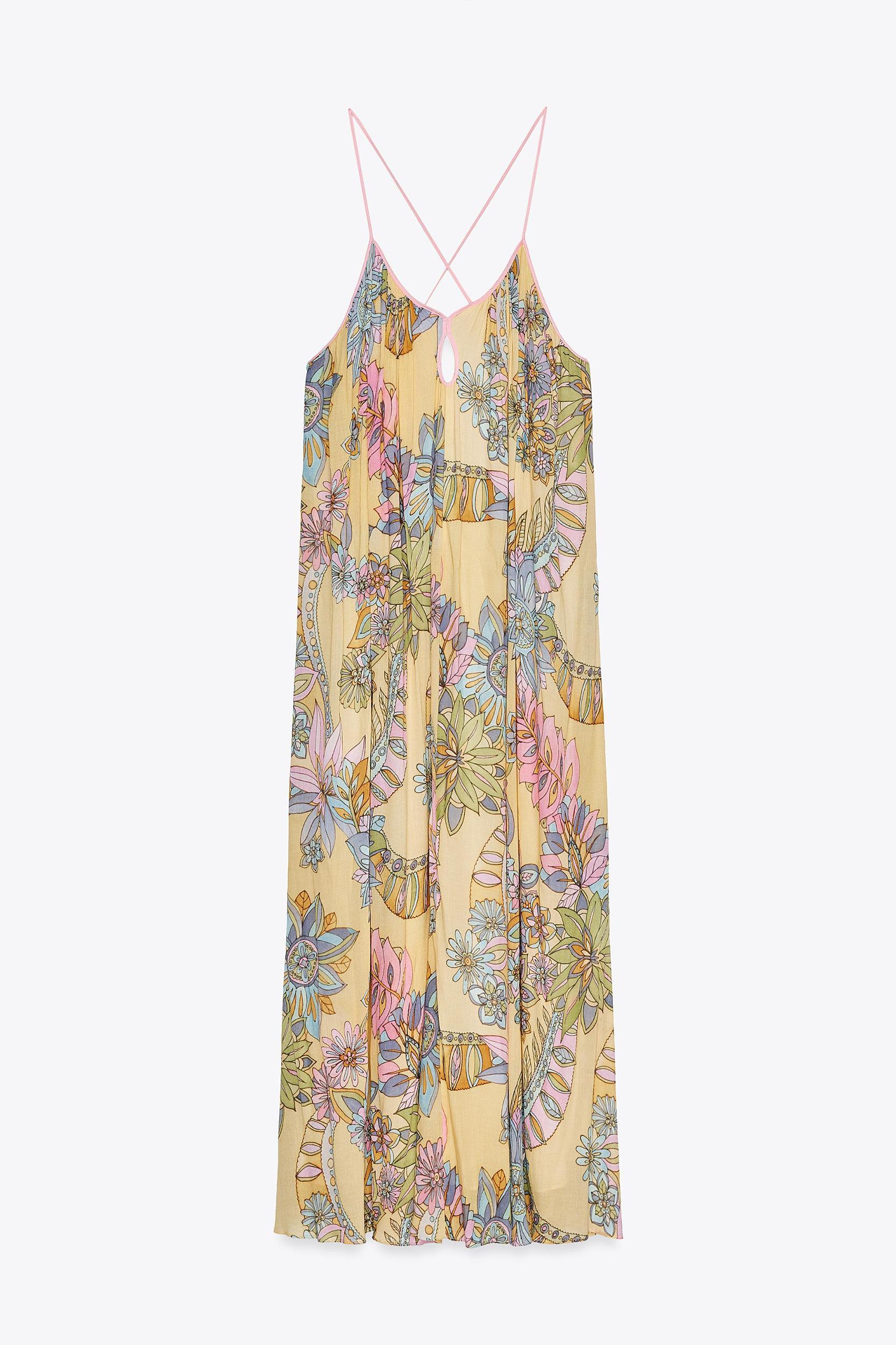 FLORAL PRINT DRESS ZW COLLECTION Product Image