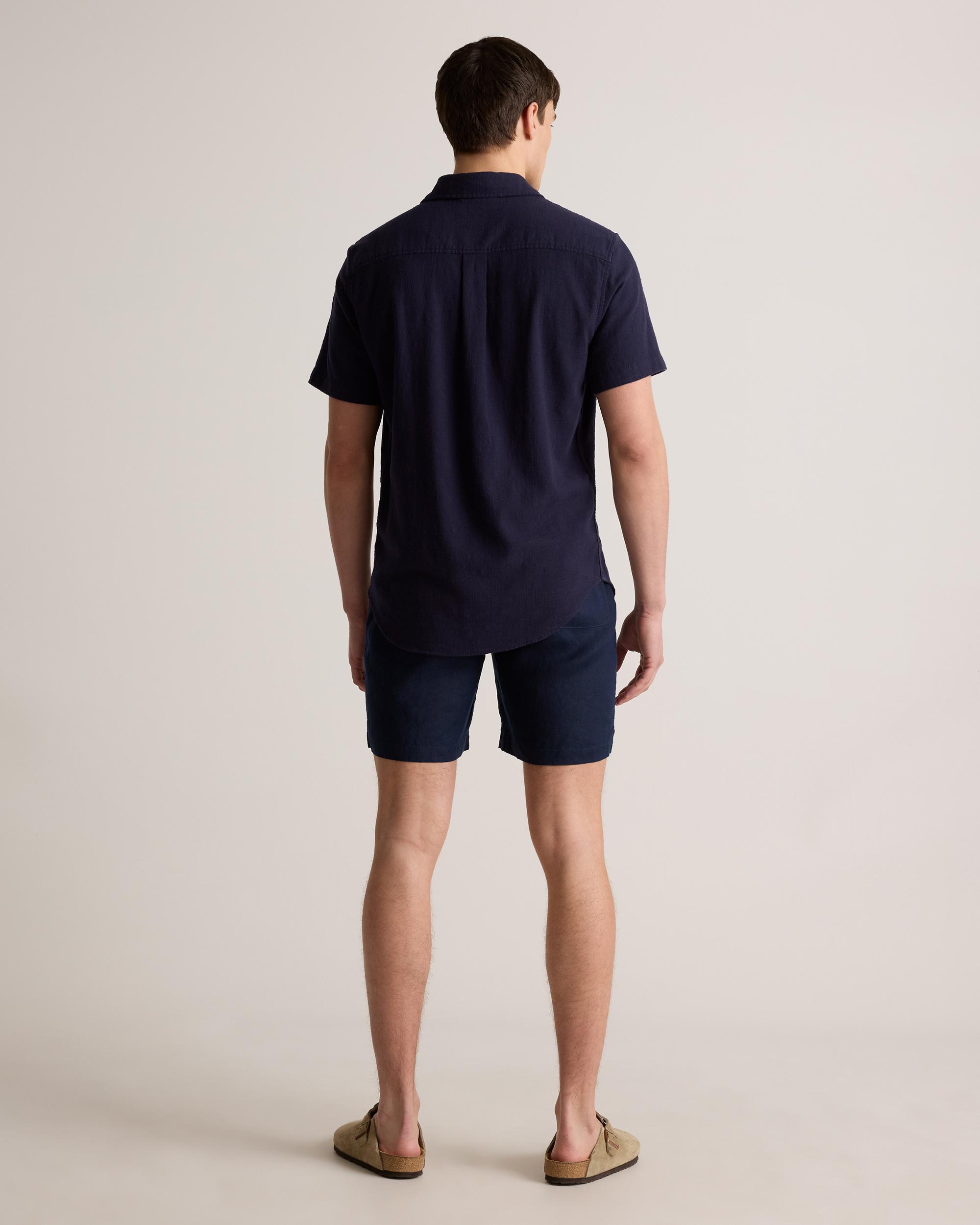 Quince | Men's Stretch Selvage Short Sleeve Shirt Organic Cotton Product Image