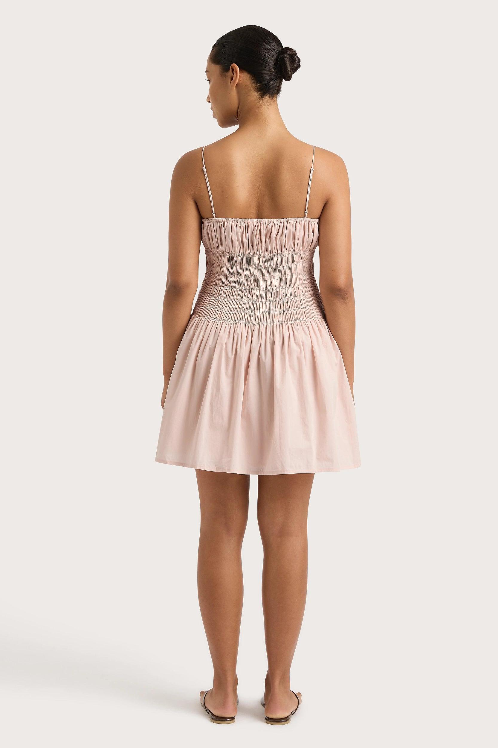 Douta Mini Dress Blush Product Image