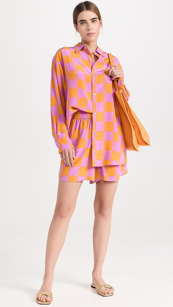 Loeffler Randall Izzie Leather Knot Flat Sandals | Shopbop Product Image