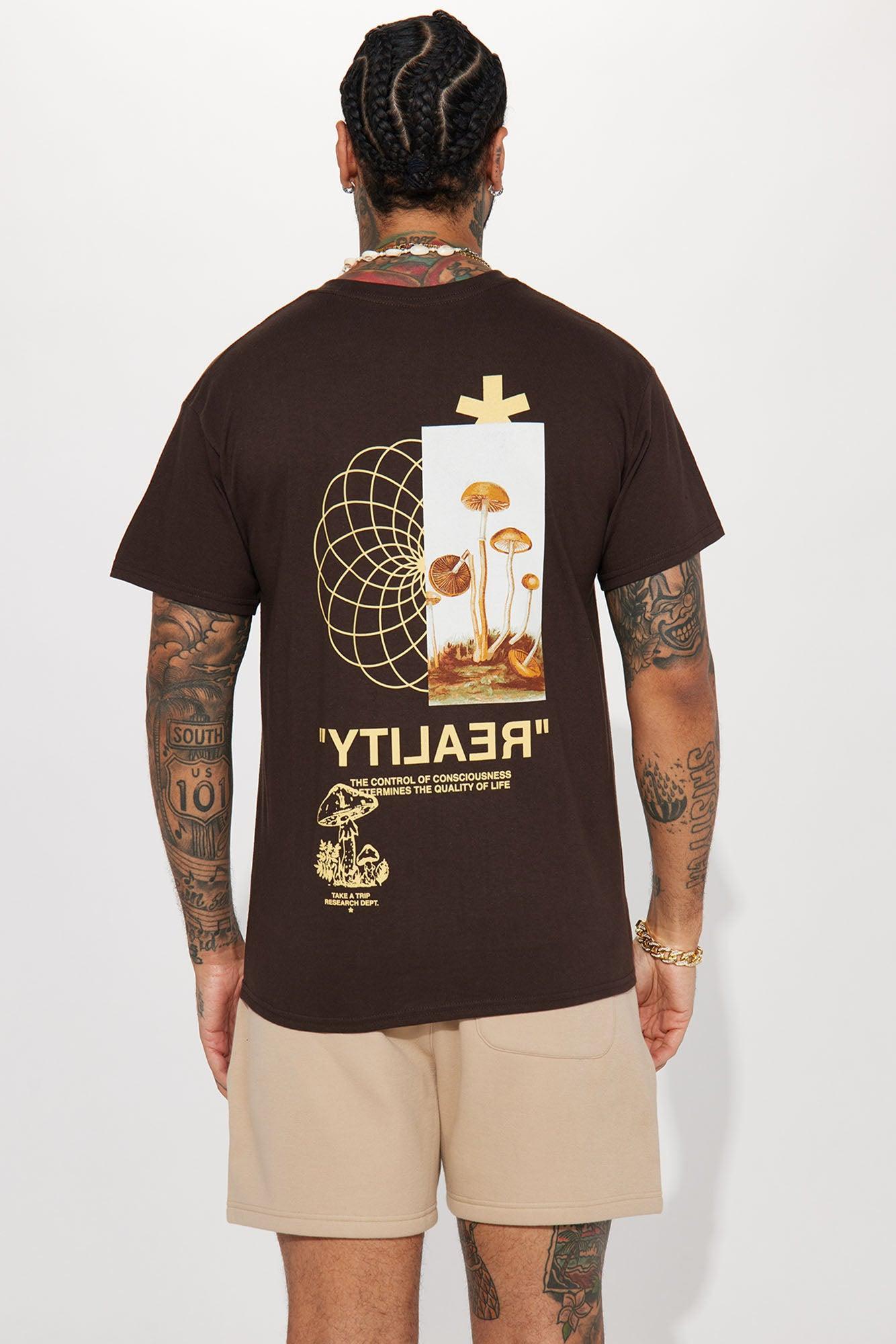Reality Short Sleeve Tee - Brown Product Image