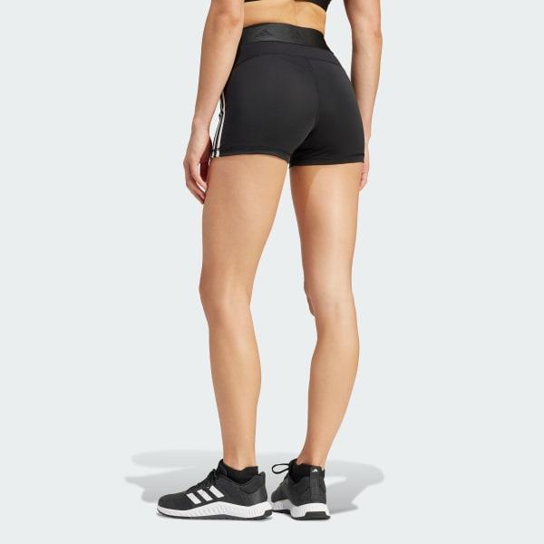 adidas Hyperglam 3-Inch Leggings Core Black XL Womens Product Image