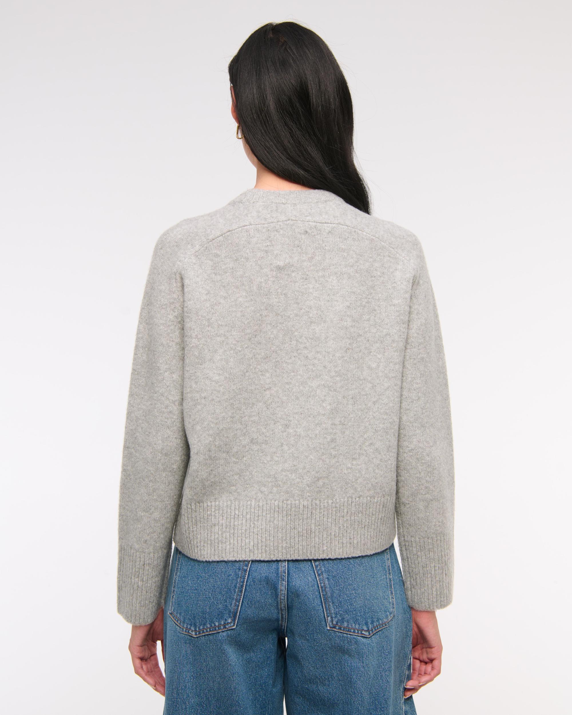 The A&F Madeline Textural Crew Sweater Product Image