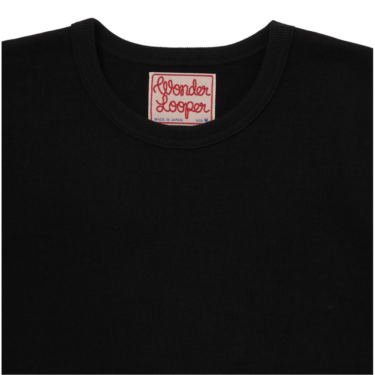 Crewneck T-shirt Triple Heavyweight Tsuriami Black Product Image