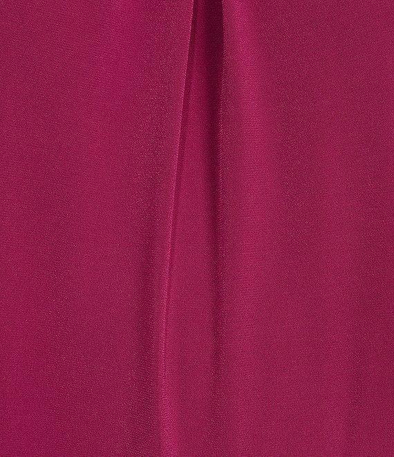 Calvin Klein Matte Jersey Pleated Crew Neck Cami Product Image