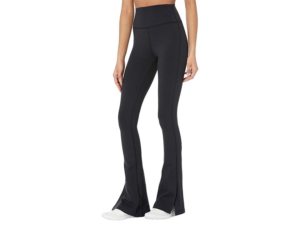 Racquel High-Waisted Slit Flare Pants Product Image