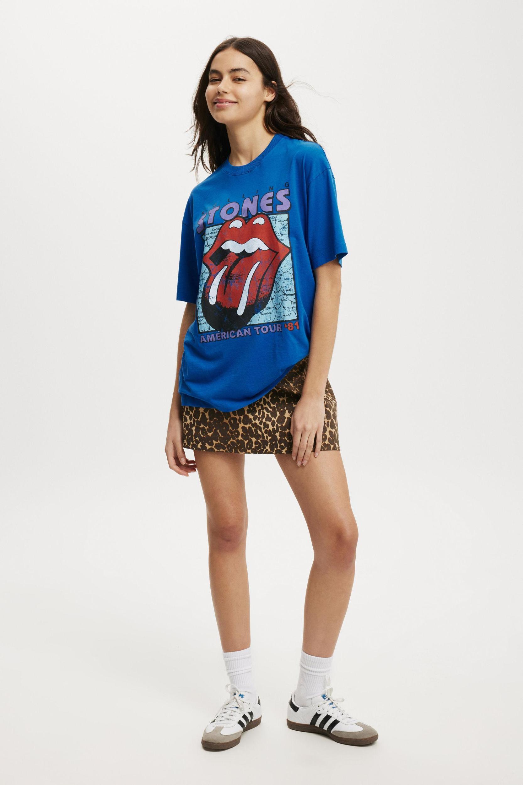 Rolling Stones Music Boxy Graphic Tee Product Image