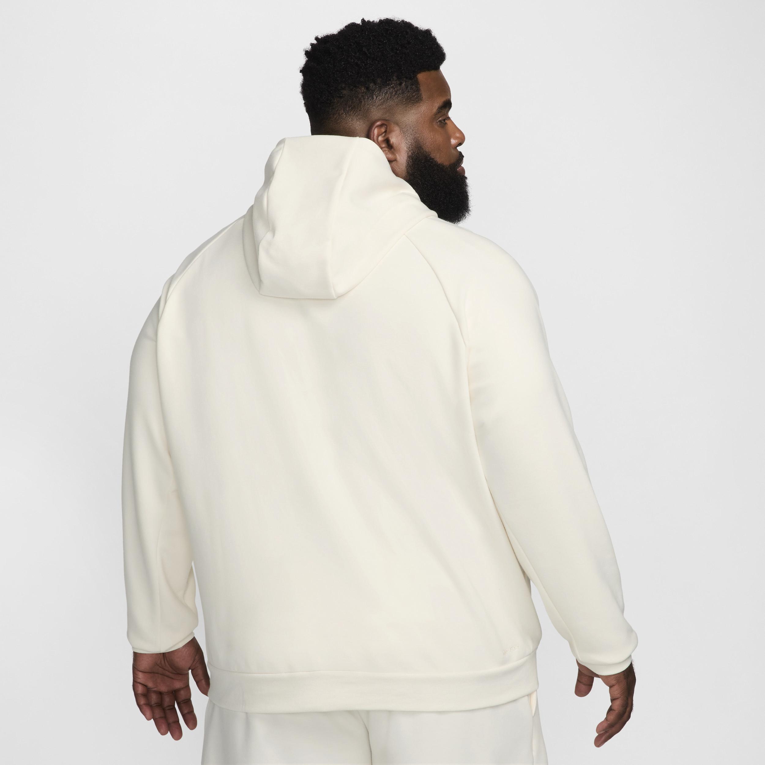 Nike Mens Primary Dri-FIT UV Pullover Versatile Hoodie in Black Product Image