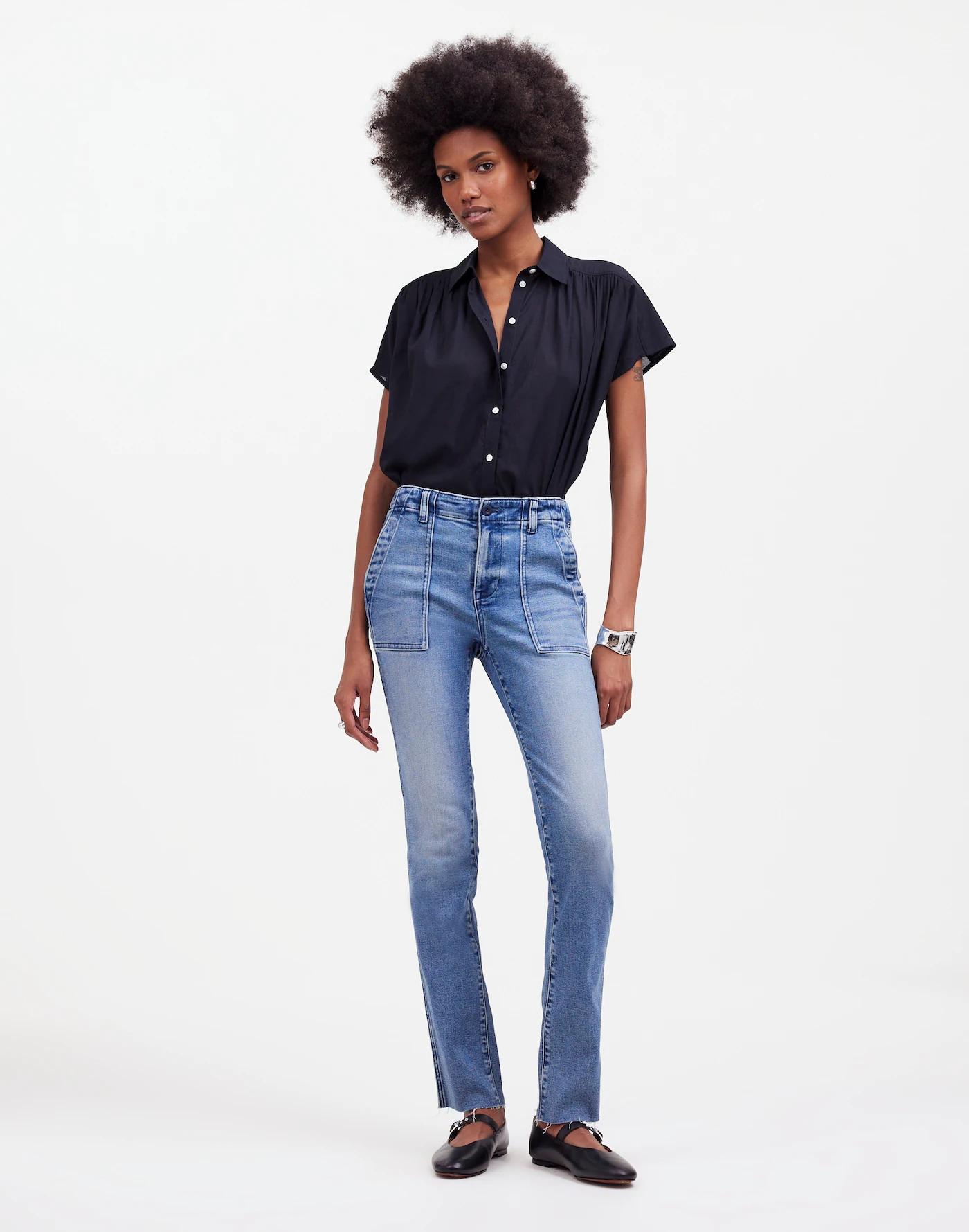 Cap-Sleeve A-Line Top Product Image